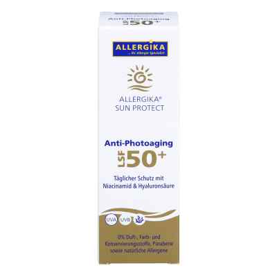 Allergika Sun Protect Krem przeciwsłoneczny przeciwstarzeniowy S 50 ml od ALLERGIKA Pharma GmbH PZN 18656072
