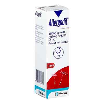 Allergodil aerozol 10 ml od MEDA PHARMA GMBH & CO.KG PZN 08302516