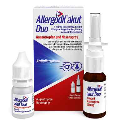 Allergodil akut Duo: Spray do nosa przeciwalergiczny + Krople do 1 szt. od Cooper Consumer Health Deutschland GmbH PZN 00694793