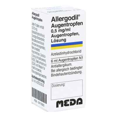 Allergodil Augentropfen 6 ml od MEDA Pharma GmbH & Co.KG PZN 00179223