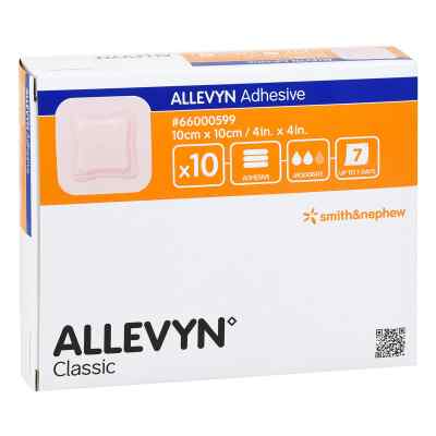 Allevyn Adhesive 10x10 cm haftende Wundauflage