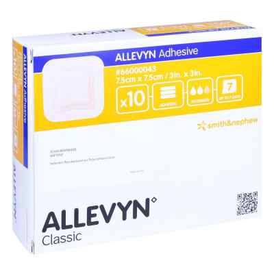 Allevyn Adhesive 7,5x7,5 cm haftende Wundauflage 