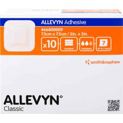 Allevyn Adhesive 7,5x7,5 cm haftende Wundauflage
