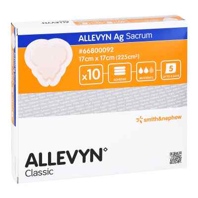 Allevyn Ag Sacrum 17x17cm Verband