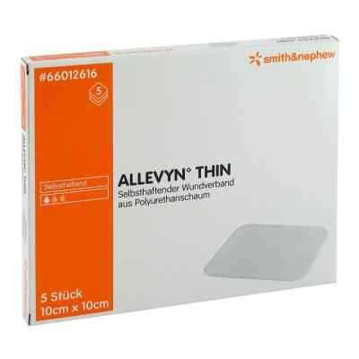 Allevyn Thin 10x10cm duenne Wundaufl. 5 szt. od Smith & Nephew GmbH PZN 03126919