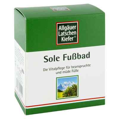 Allgaeuer Latschenk. sól do kąpieli stóp 10X10 g od Dr. Theiss Naturwaren GmbH PZN 01986492