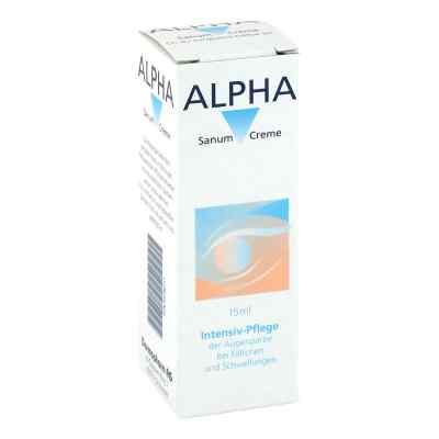 Alpha Sanum krem pod oczy 15 ml od DERMAPHARM AG PZN 03740111