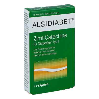Alsidiabet Cynamon Catechine kapsułki dla diabetyków 30 szt. od Alsitan GmbH PZN 03896675