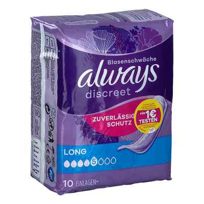 Always discreet Inkontinenz long wkładki 10 szt. od Halajot Einkaufs OHG PZN 11642782