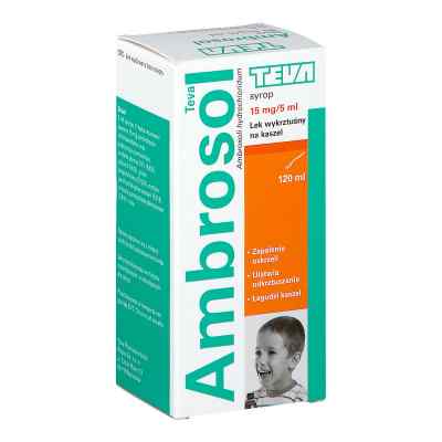 Ambrosol TEVA syrop 120 ml od PLIVA KRAKÓW Z.F. S.A. PZN 08302124