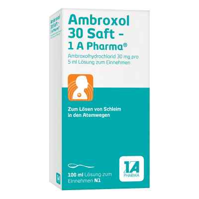 Ambroxol 30 Saft 1a Pharma 100 ml od 1 A Pharma GmbH PZN 03201331