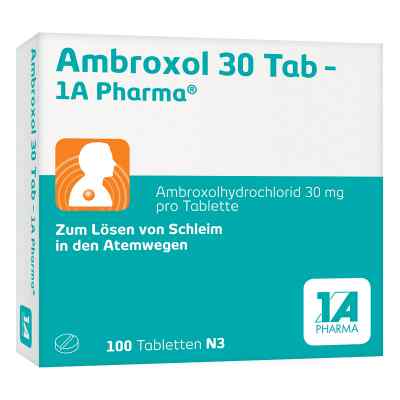 Ambroxol 30 Tab 1a Pharma Tabl. 100 szt. od 1 A Pharma GmbH PZN 03201957