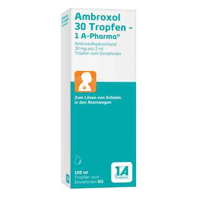 Ambroxol 30 Tropfen 1a Pharma 100 ml od 1 A Pharma GmbH PZN 03202135