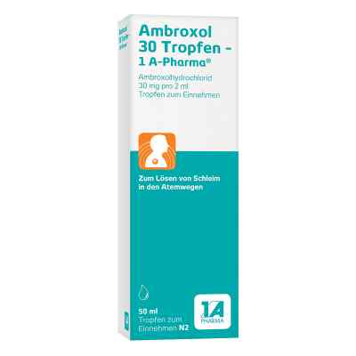 Ambroxol 30 Tropfen 1a Pharma 50 ml od 1 A Pharma GmbH PZN 03202000