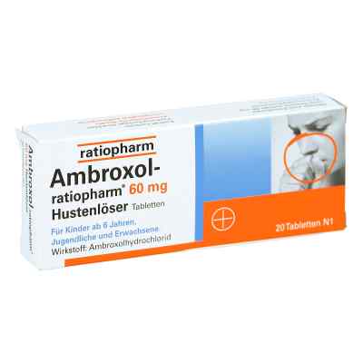 Ambroxol ratiopharm 60 mg Hustenloeser Tabl. 20 szt. od ratiopharm GmbH PZN 00680868
