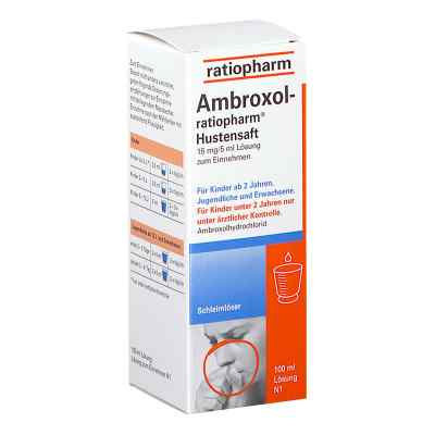 Ambroxol ratiopharm Hustensaft 100 ml od ratiopharm GmbH PZN 00563105