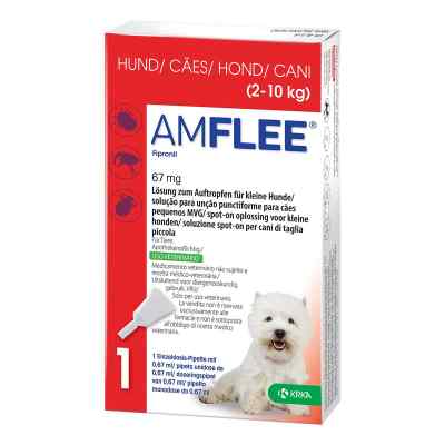 Amflee 67 mg Lösung zum Auftropfen für kleine Hunde 3 szt. od TAD Pharma GmbH PZN 11099792