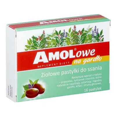 AMOLowe na gardło pastylki do ssania 16  od TAKEDA PHARMA SP. Z O.O. (ŁYSZKOWICE) PZN 08301425