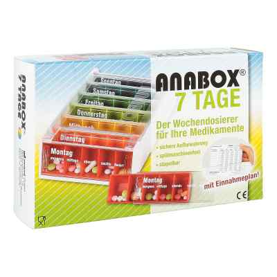 Anabox 7 Tage Regenbogen m.Einnahmeplan 1 szt. od WEPA Apothekenbedarf GmbH & Co K PZN 07120730