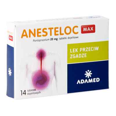 Anesteloc Max 20 mg 14  od ADAMED SP.Z O.O. PZN 08300903