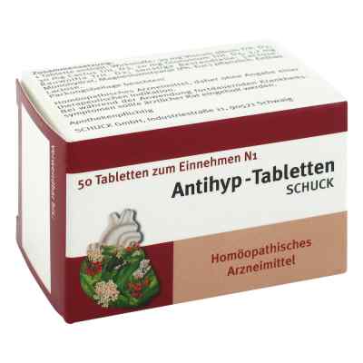 Antihyp Tabletten Schuck 50 szt. od SCHUCK GmbH Arzneimittelfabrik PZN 06801209