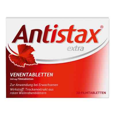 Antistax extra, tabletki na żyły 30 szt. od STADA Consumer Health Deutschlan PZN 00002312