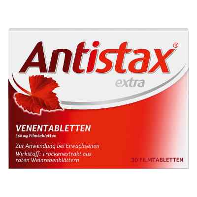 Antistax extra, tabletki na żyły 30 szt. od STADA Consumer Health Deutschland GmbH PZN 00002312