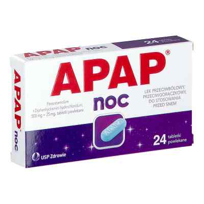 Apap Noc tabletki powlekane 24  od US PHARMACIA SP. Z O.O. PZN 08301481