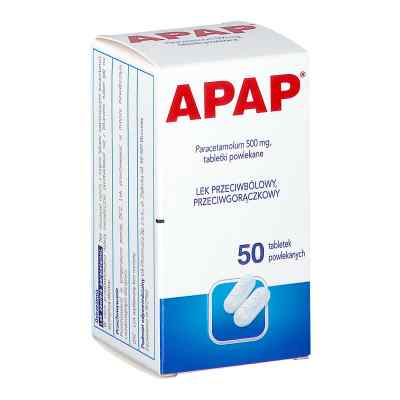 Apap tabletki powlekane 50  od US PHARMACIA SP. Z O.O. PZN 08301480