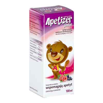 APETIZER Junior Syrop o smaku malinowo-porzeczkowym 100 ml od AFLOFARM FARMACJA POLSKA SP. Z O PZN 08302078