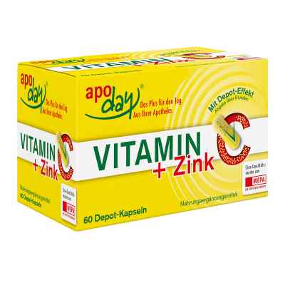 apoDay witamina C + cynk Depot kapsułki 60 szt. od WEPA Apothekenbedarf GmbH & Co K PZN 02473027