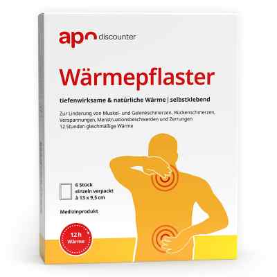 Apodiscounter plastry rozgrzewające 6 szt. od  PZN 18783729