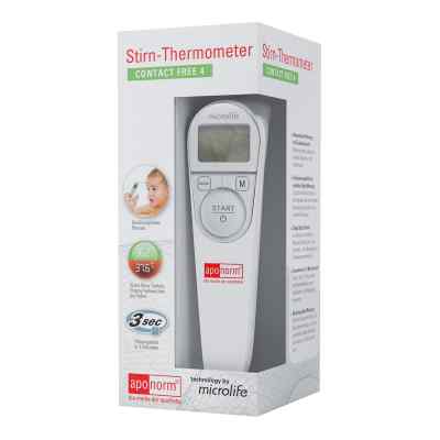 Aponorm Fieberthermometer Stirn Contact-free 4 1 szt. od WEPA Apothekenbedarf GmbH & Co K PZN 13659829