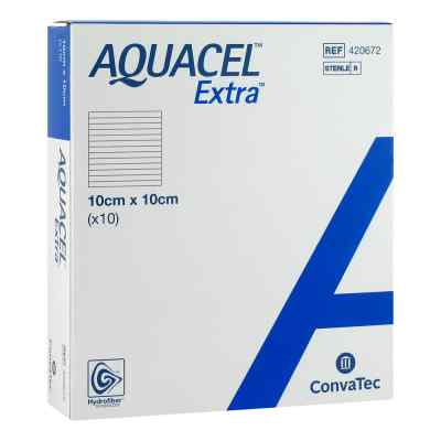 Aquacel Extra 10x10 cm Kompressen