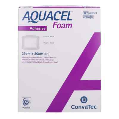 Aquacel Foam adhäsiv 25x30 cm Verband