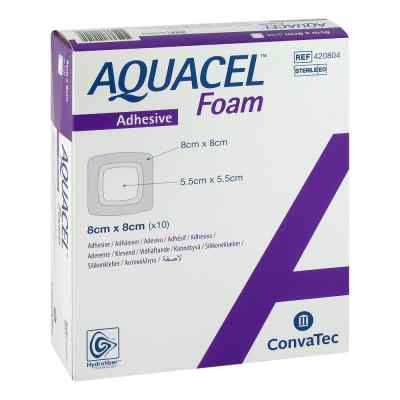Aquacel Foam adhäsiv 8x8cm Verband