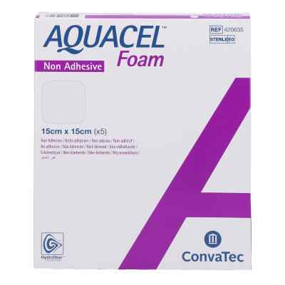 Aquacel Foam nicht-adhäsiv 15x15 cm Verband