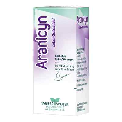 Aranicyn Leber Gallemittel Tropfen 50 ml od WEBER & WEBER GmbH PZN 02565166