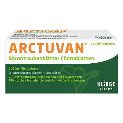 Arctuvan Mącznica lekarska Tabletki 60 szt. od Klinge Pharma GmbH PZN 01532302