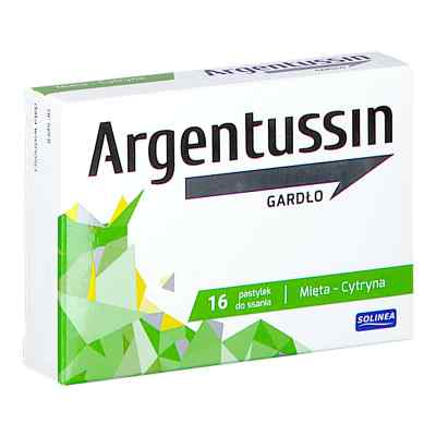 ArgenTussin Gardło pastylki sm.miętowo-cytryn.  16  od SOLINEA SP.Z O.O.,SP.KOM. PZN 08303485