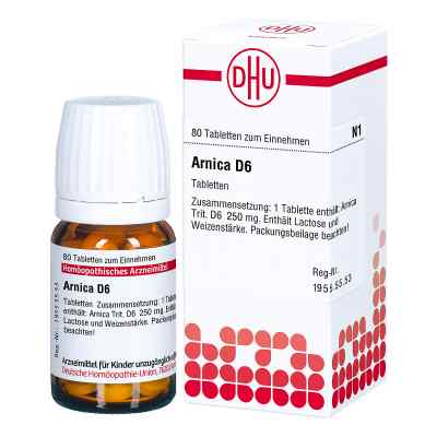 Arnica D 6 Tabl. 80 szt. od DHU-Arzneimittel GmbH & Co. KG PZN 01758414