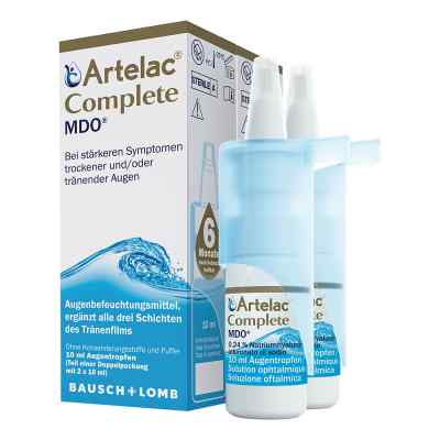 Artelac Complete Mdo Augentropfen 2X10 ml od Dr. Gerhard Mann PZN 12436062