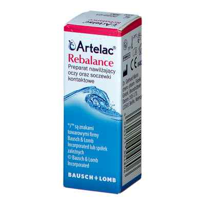 Artelac Rebalance krople do oczu 10 ml od DR. GERHARD MANN CHEM.-PHARM. FABRIK GMBH PZN 08300185