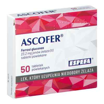 Ascofer 50  od CHEMICZNO-FARMACEUTYCZNA SPÓŁDZI PZN 08301681