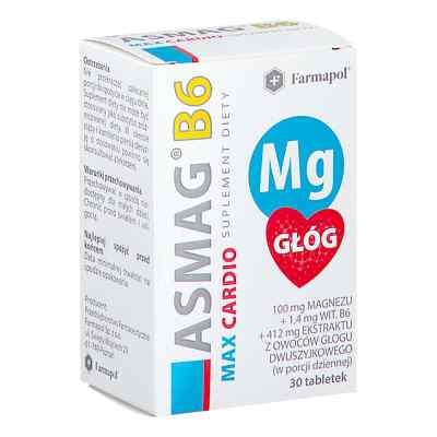 Asmag B6 Max Cardio tabletki 30  od  PZN 08304433