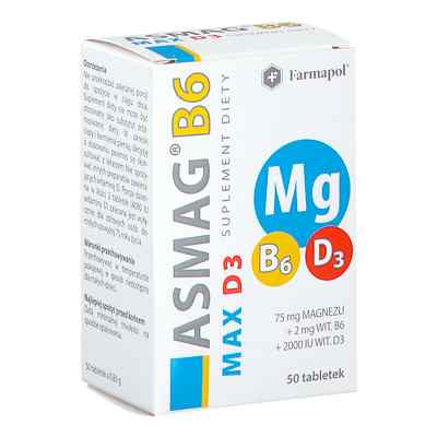 Asmag B6 Max D3 tabletki