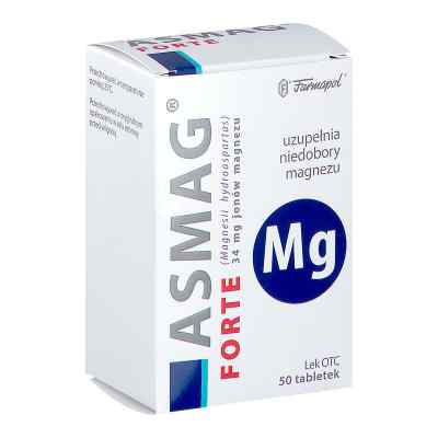 Asmag forte tabletki 50  od ZAKŁAD CHEMICZNO-FARMACEUTYCZNY 