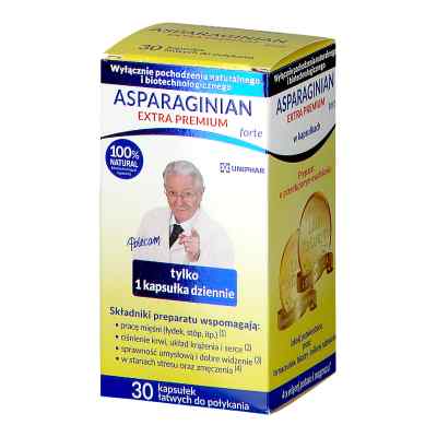 Asparaginian Extra PREMIUM forte 30  od UNIPHAR SP Z O.O. PZN 08300916