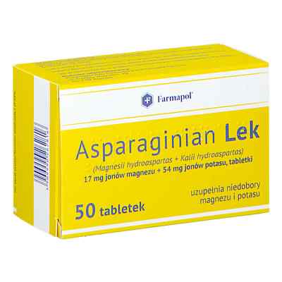 Asparaginian Lek tabletki 50  od ZAKŁAD CHEMICZNO-FARMACEUTYCZNY 