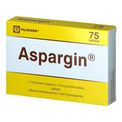 Aspargin tabletki 75 tabl. od FARMACEUTYCZNA SPÓŁDZIELNIA PRACY FILOFARM PZN 08300200